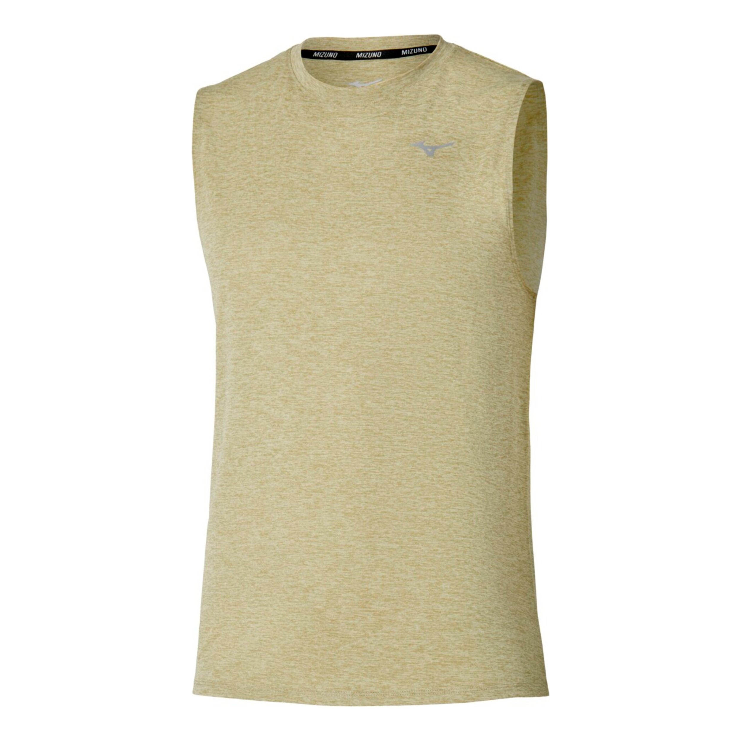 Mizuno Core Impulse Hardloopshirt Heren - beige